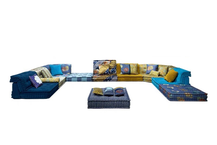 Mahjong sofa bobois good night style sofa color fabric module sofa combination livingroom furniture